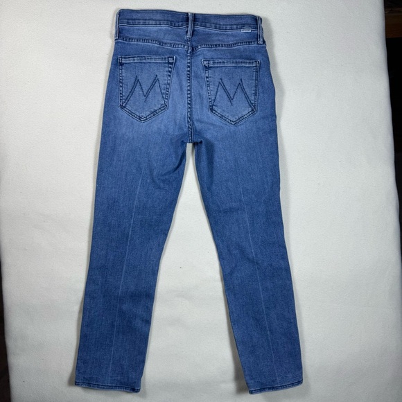 Mother The Mid Rise Dazzler Ankle Straight Leg We the Animal Wash Women Size 26 - Picture 3 of 11